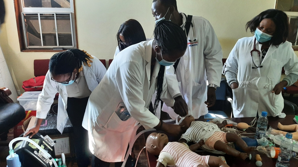 Medical Team Being Trained in Zambia