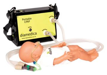 Portable baby cpap